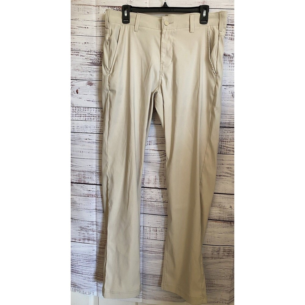 Refined Matter Men’s Performance, Chino Straight, Stretch 32 x 32 khaki/beige